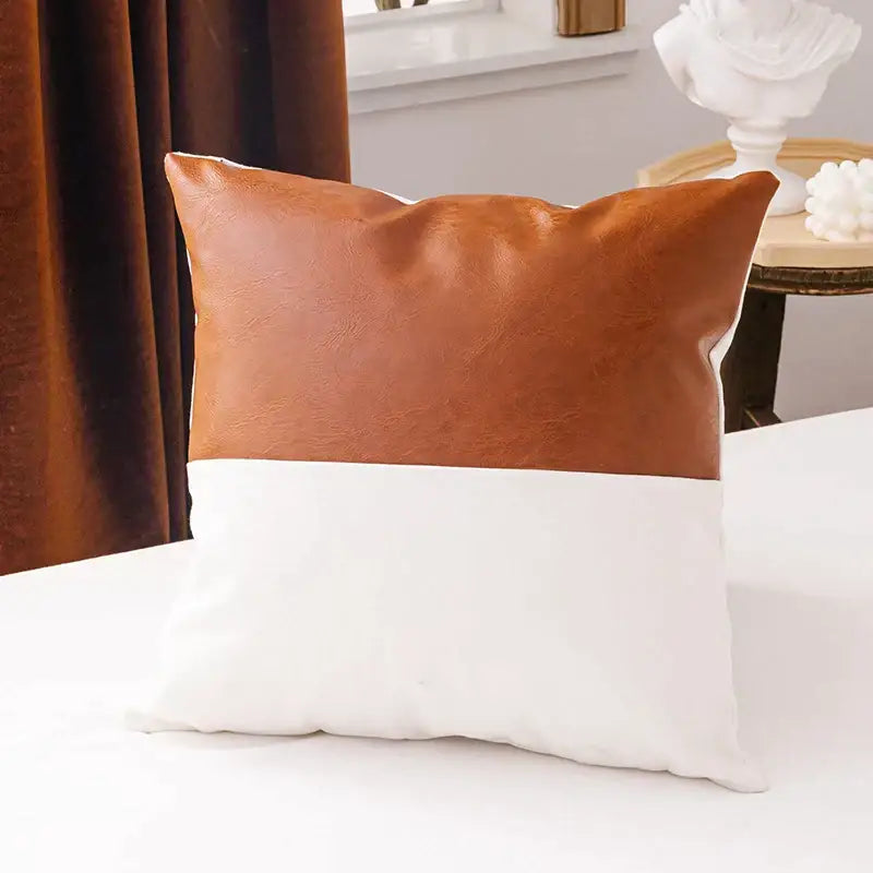 Black White Tassel Cushion