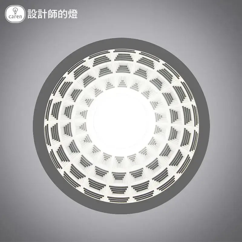 White Gypsum Pendant Light