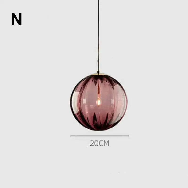 Golden Glass Cluster Pendant