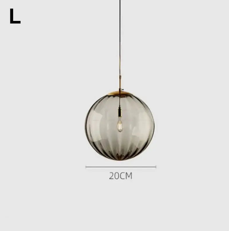 Golden Glass Cluster Pendant