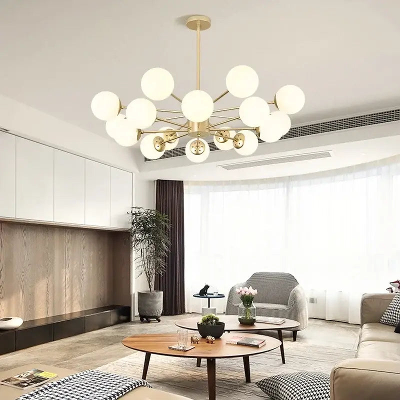 Gold Black Chandelier Light
