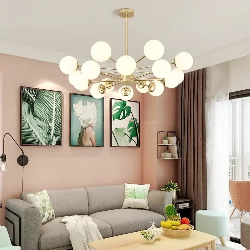 Gold Black Chandelier Light