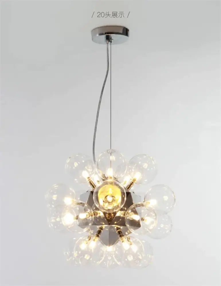 Glass Bubble LED Pendant