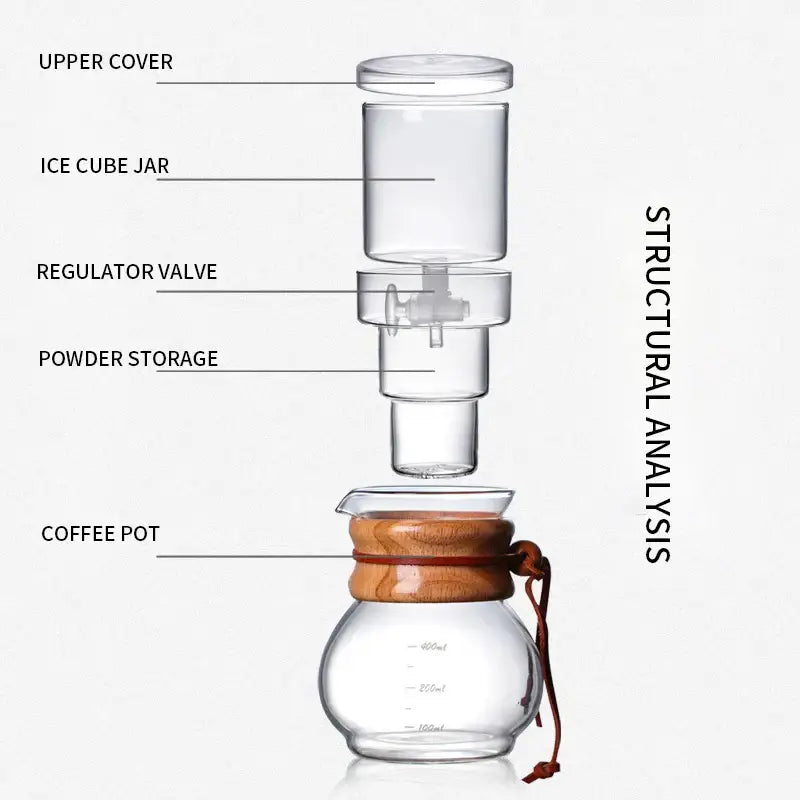Glass Wood Coffee Dripper