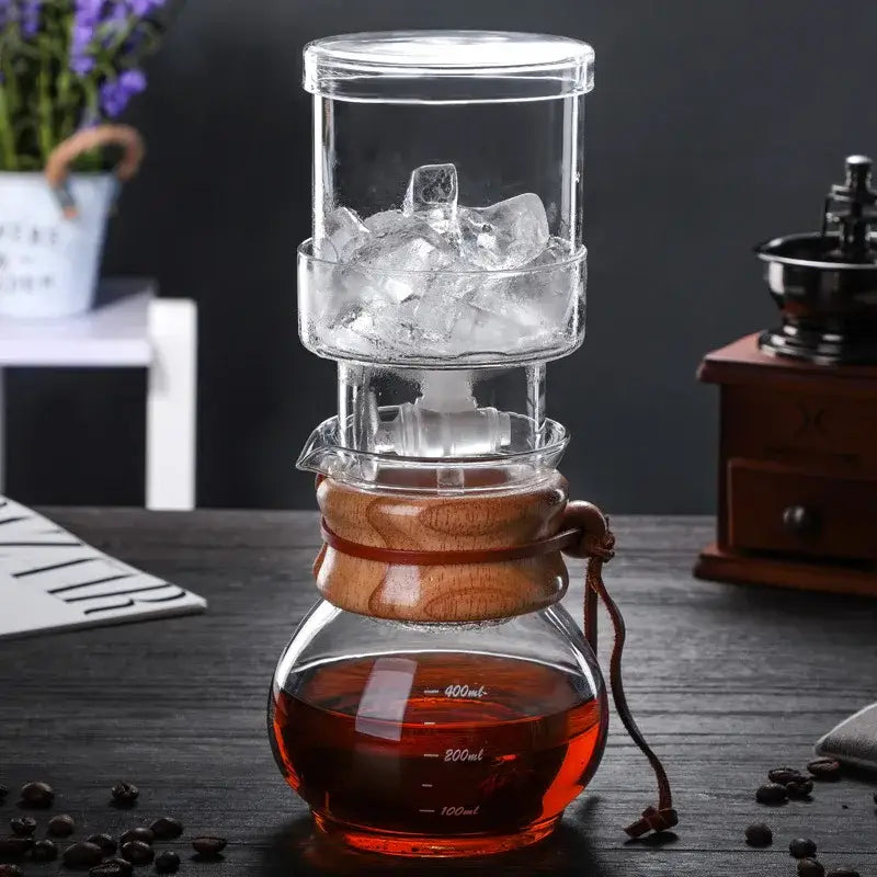 Glass Wood Coffee Dripper