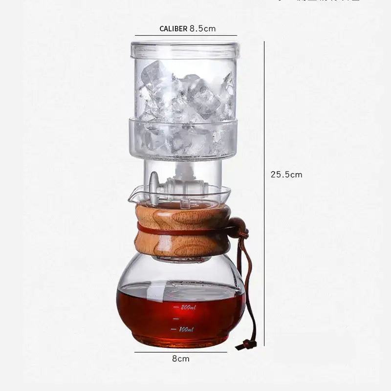 Glass Wood Coffee Dripper