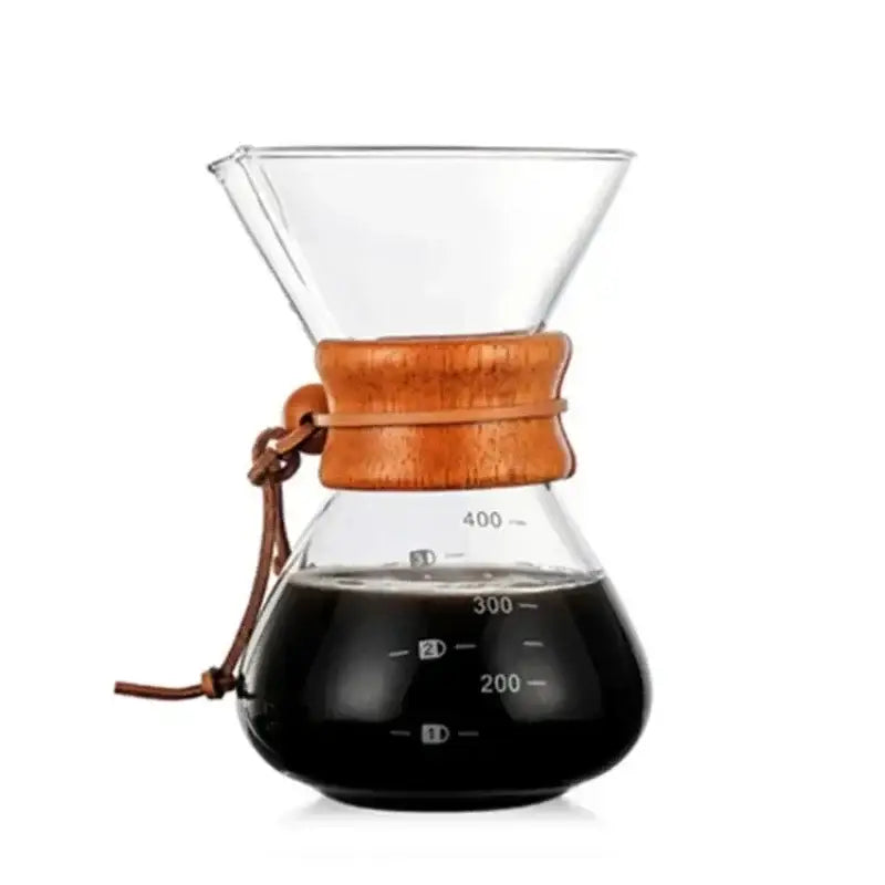 Glass Steel Coffee Kettle