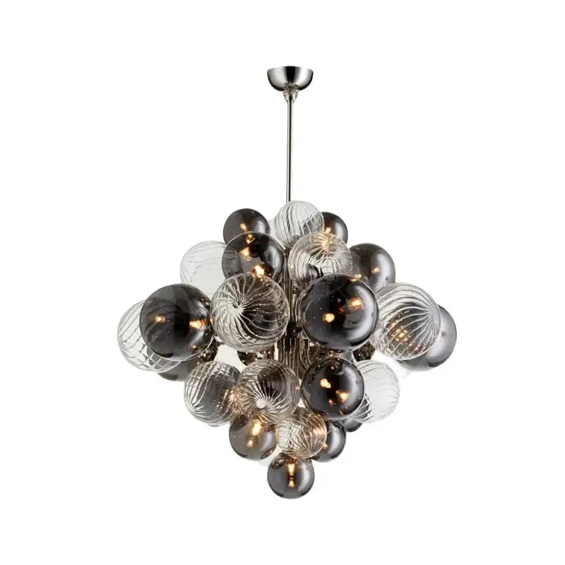 Nordic Glass Globe Chandelier