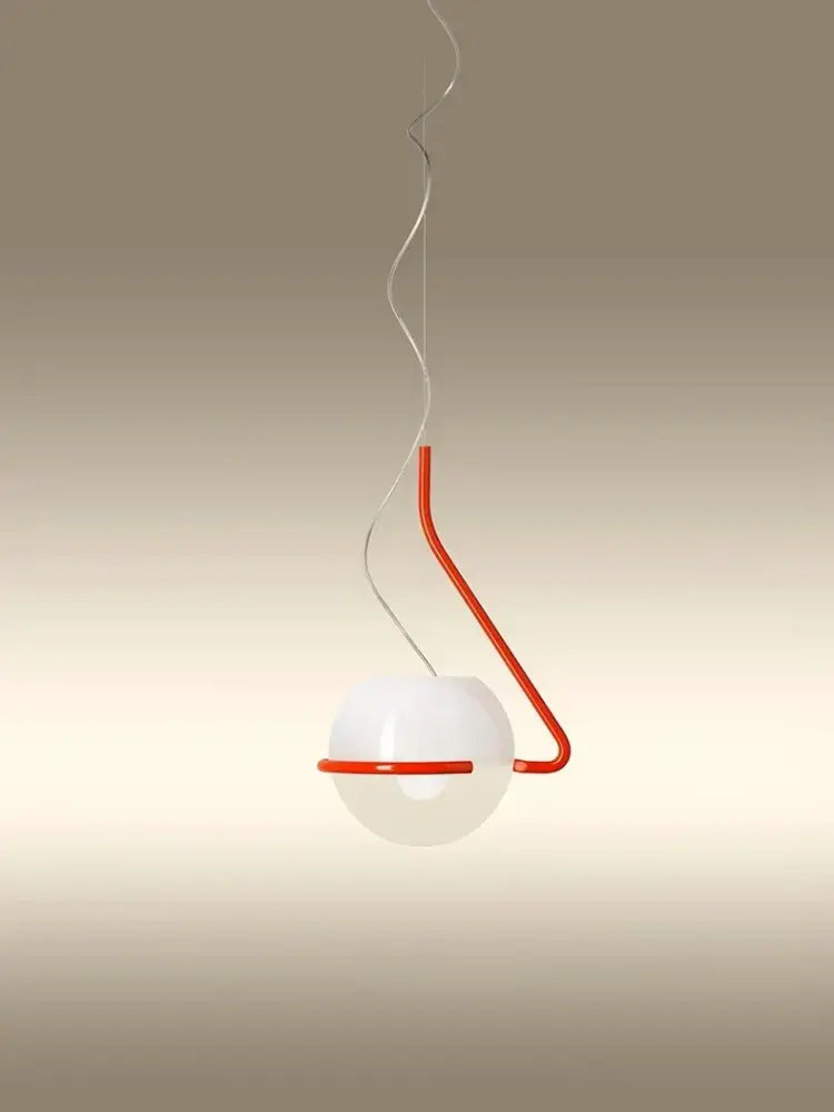 Red Globe Pendant Lamp