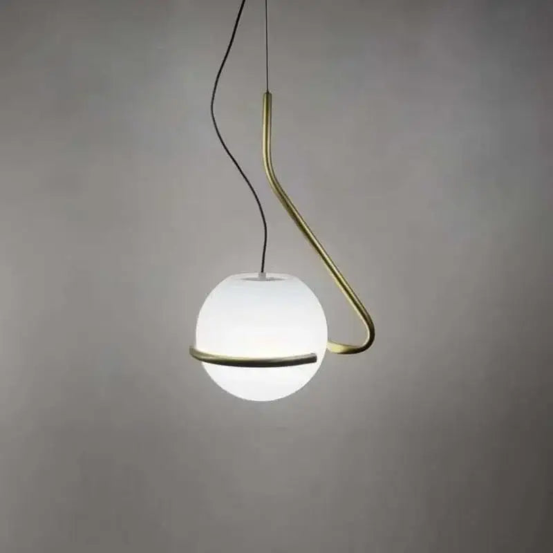 Red Globe Pendant Lamp