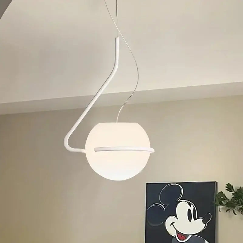 Red Globe Pendant Lamp