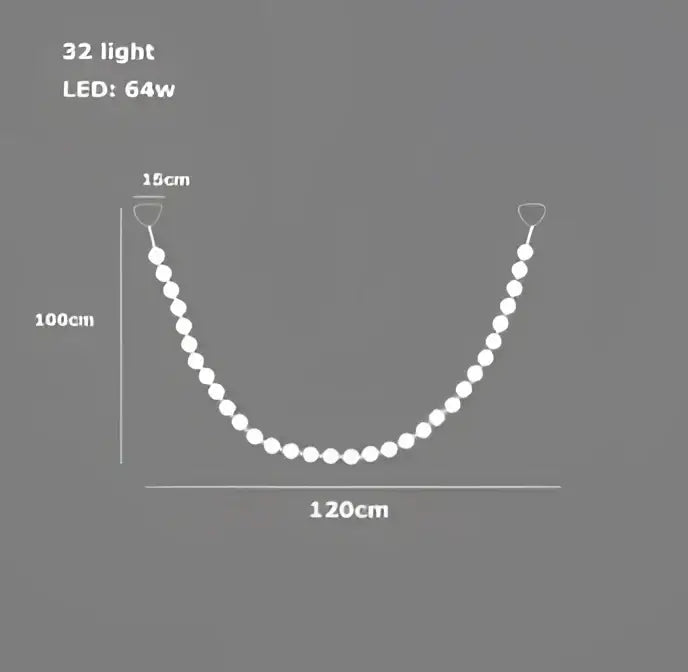 Gold Bubble Pendant Light with Ten-Light Design