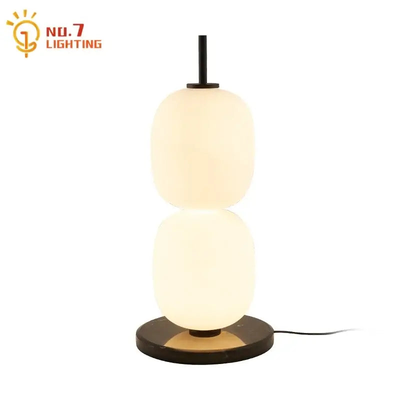 Glass Gourd Table Lamp