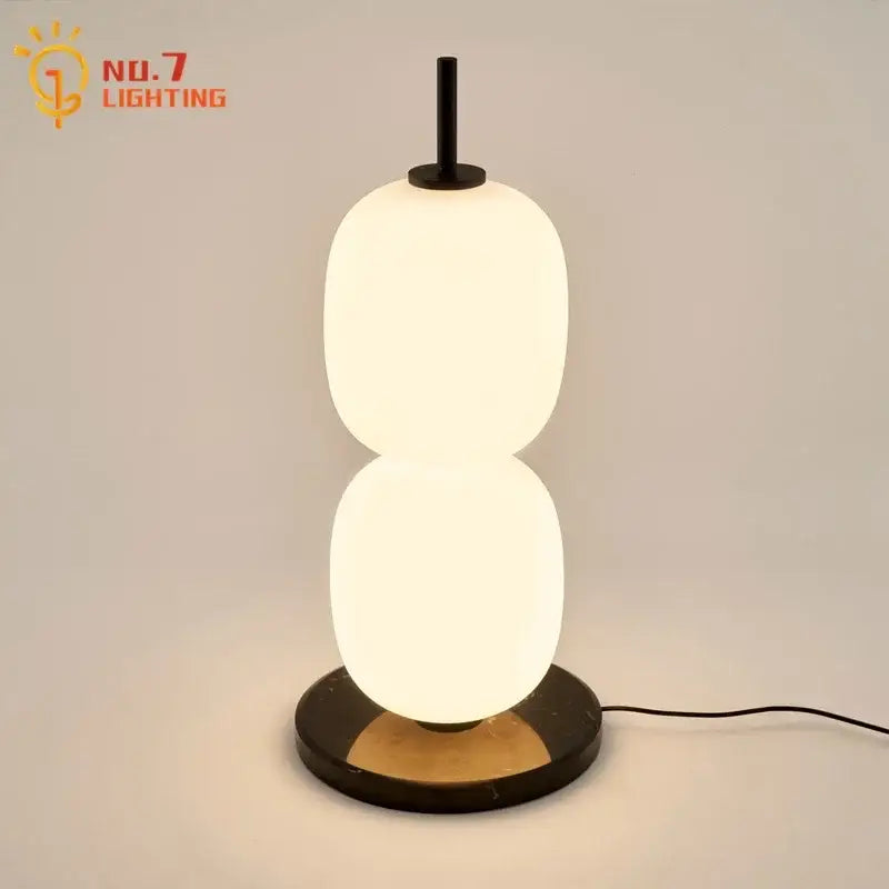 Glass Gourd Table Lamp