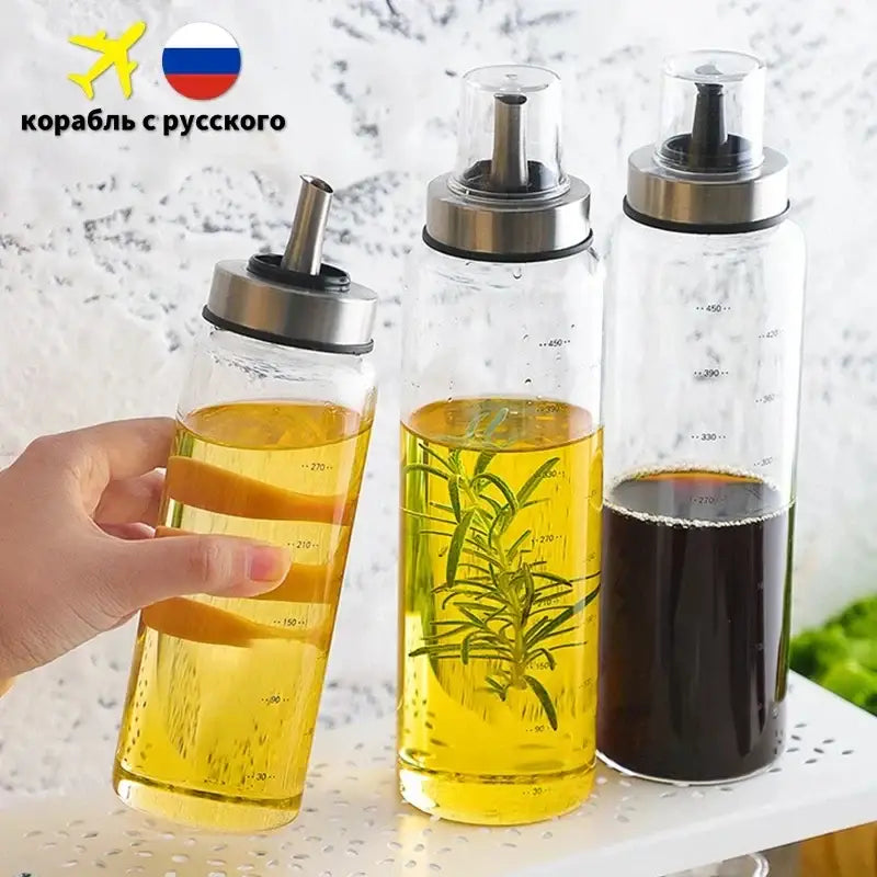 Glass Seasoning Storage Set