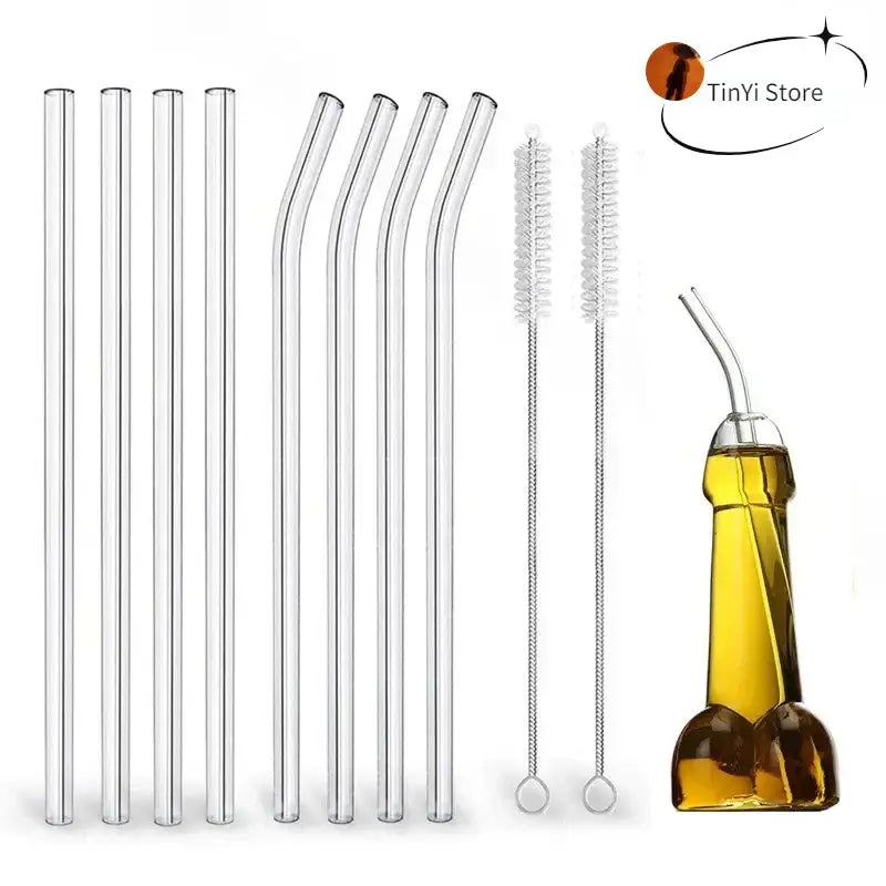 Glass Straw Set
