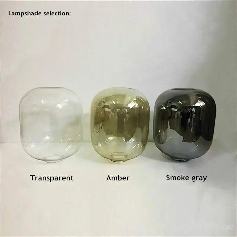 Smoke Glass Globe Lamp