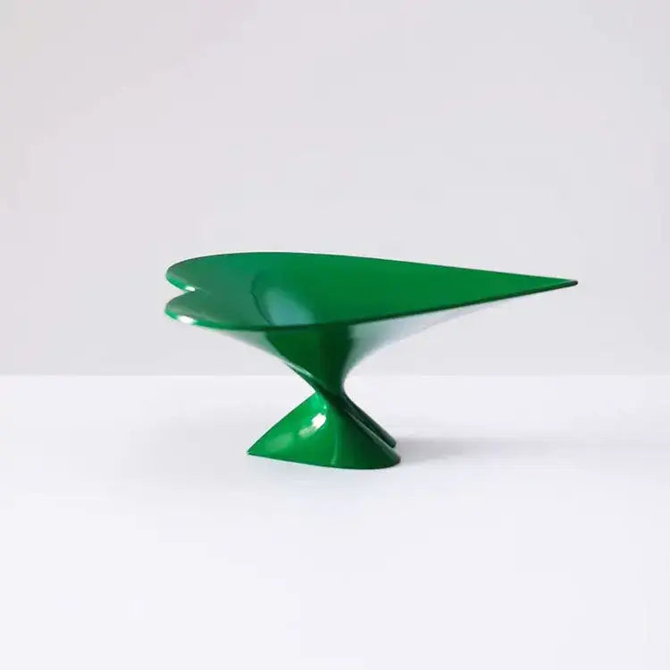 Green Leaf Geometric Tray