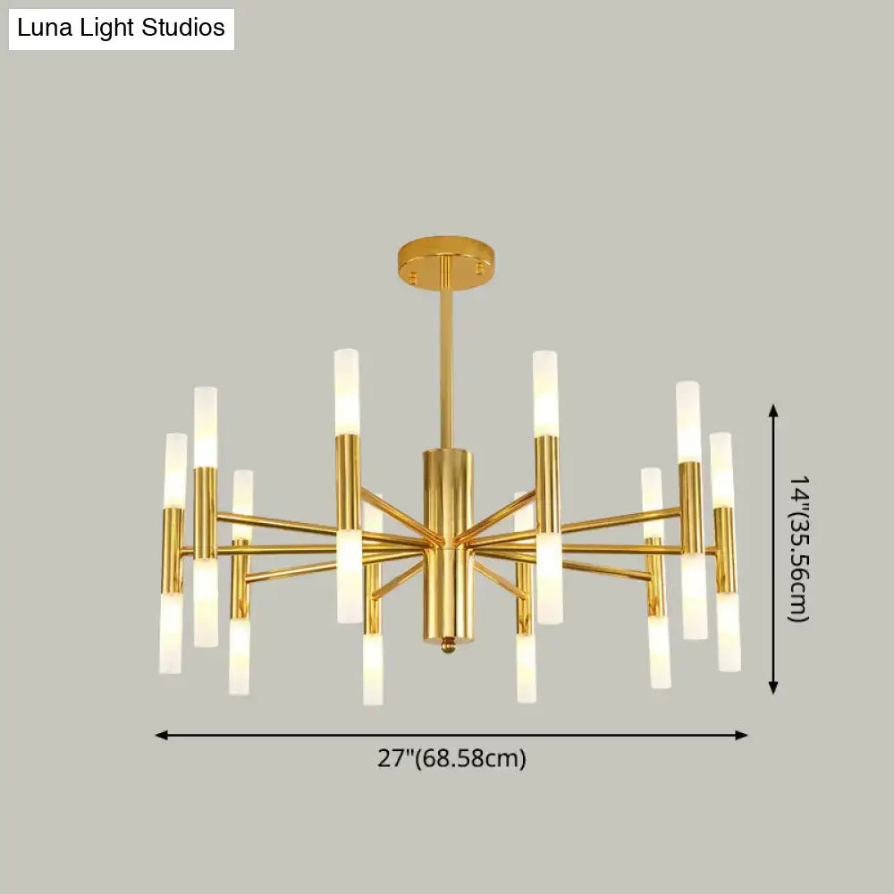 Gold Acrylic Ceiling Lamp