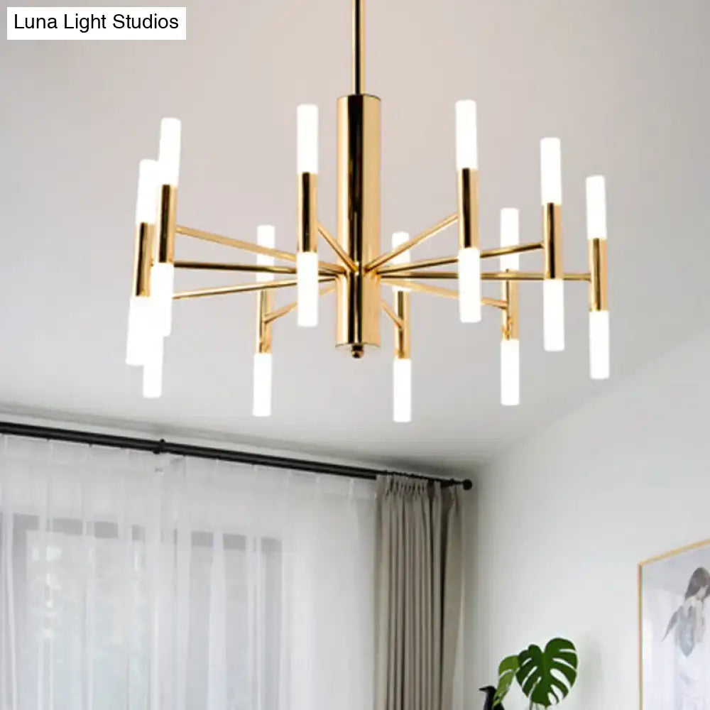 Gold Acrylic Ceiling Lamp
