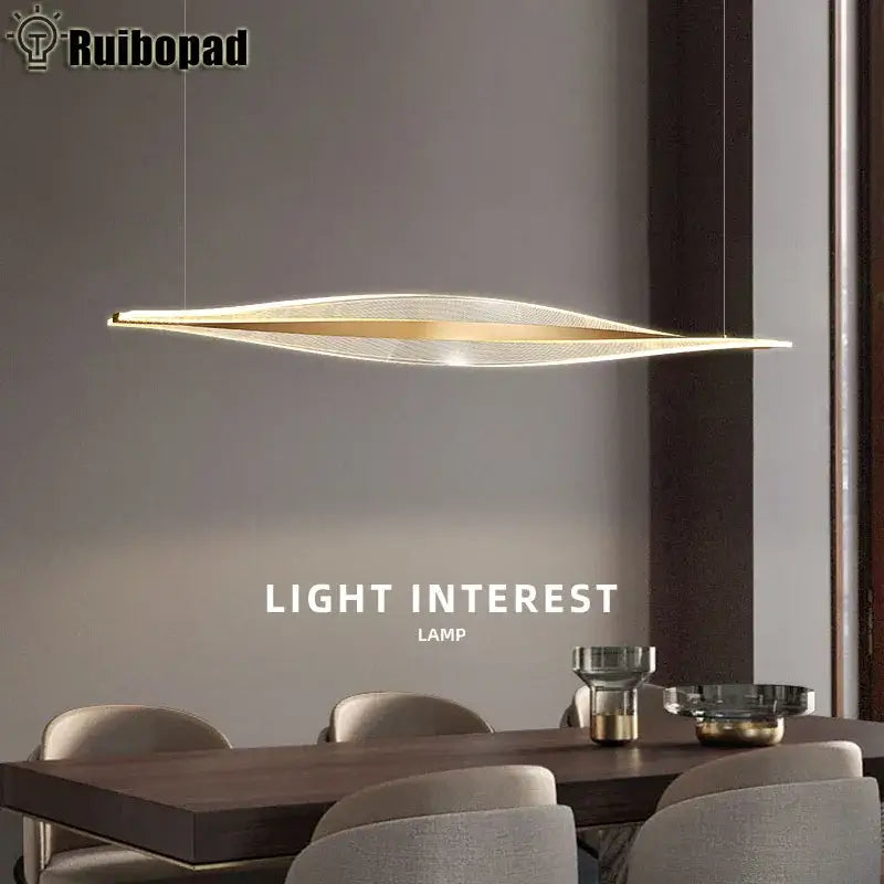 Gold Minimalist Pendant Lamp