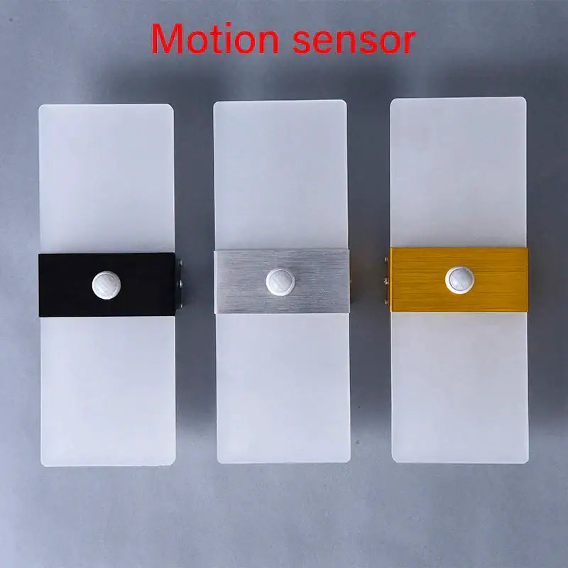 Gold LED Brushed-Aluminum Wall Sconce