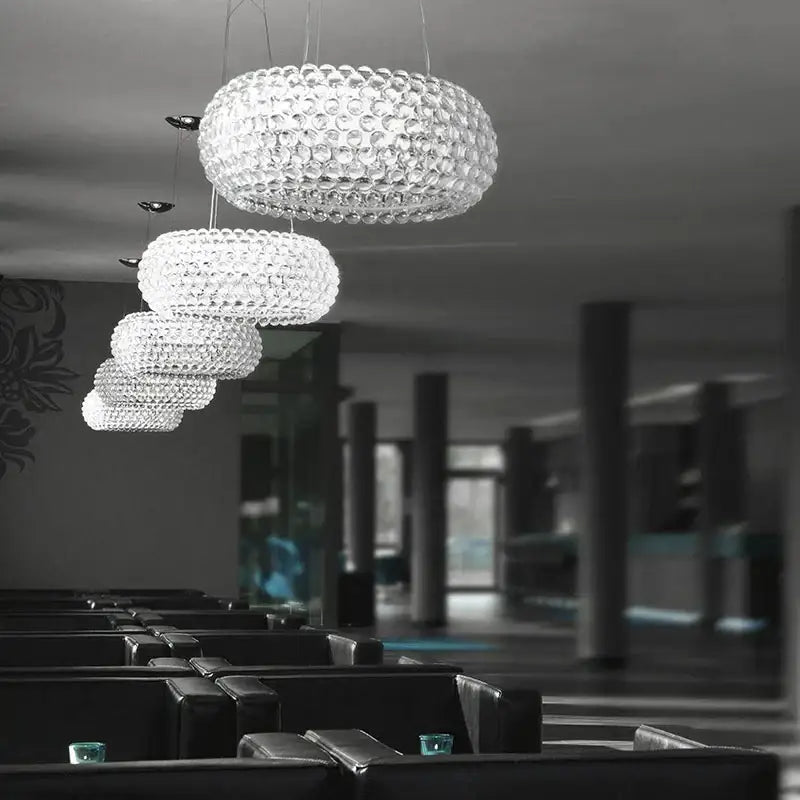 Gold Acrylic Pendant Light