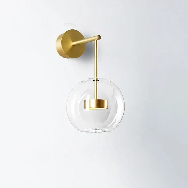 Gold Adjustable Wall Spotlight