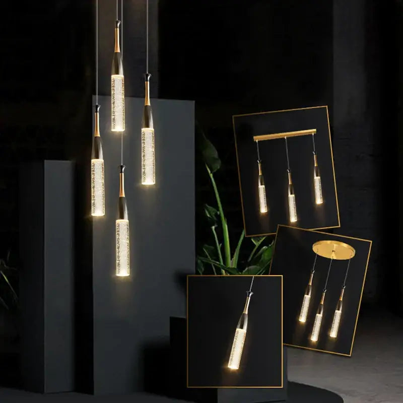 Black Crystal Chandelier 3 To 15 Heads