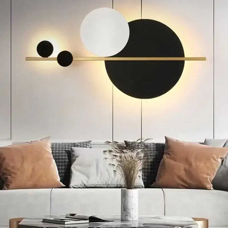 Gold Black Nordic Wall Lamp