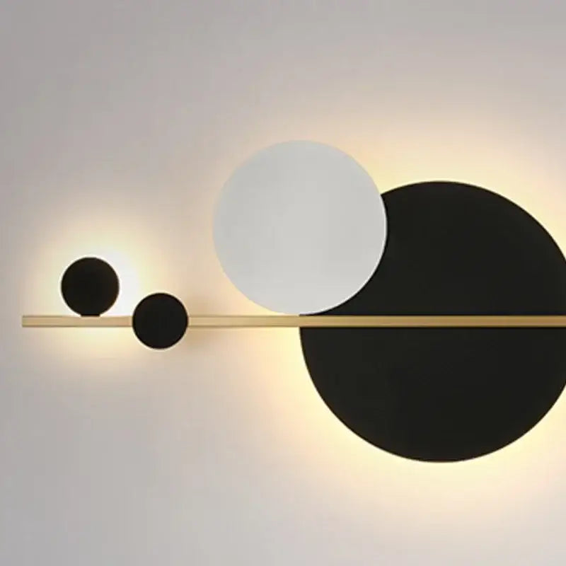 Gold Black Nordic Wall Lamp