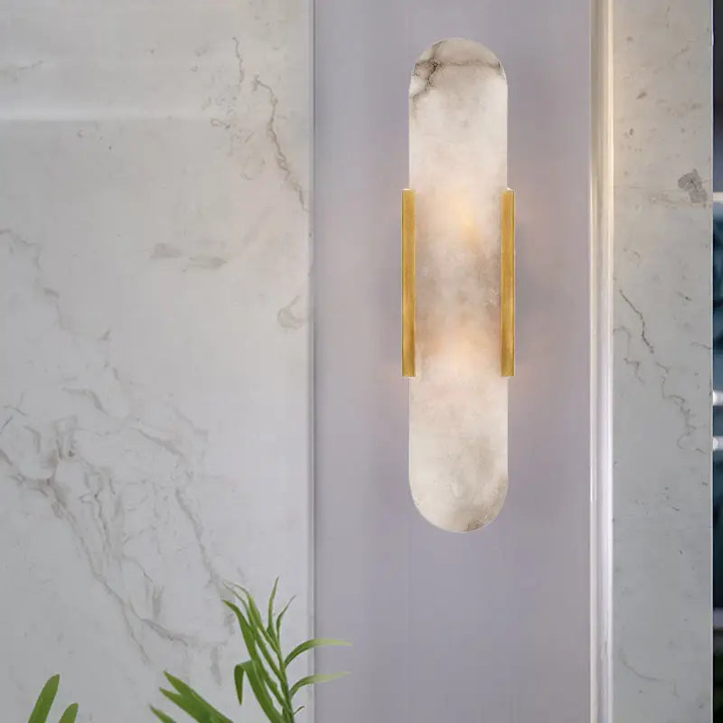 Gold Black Orb Wall Lamp
