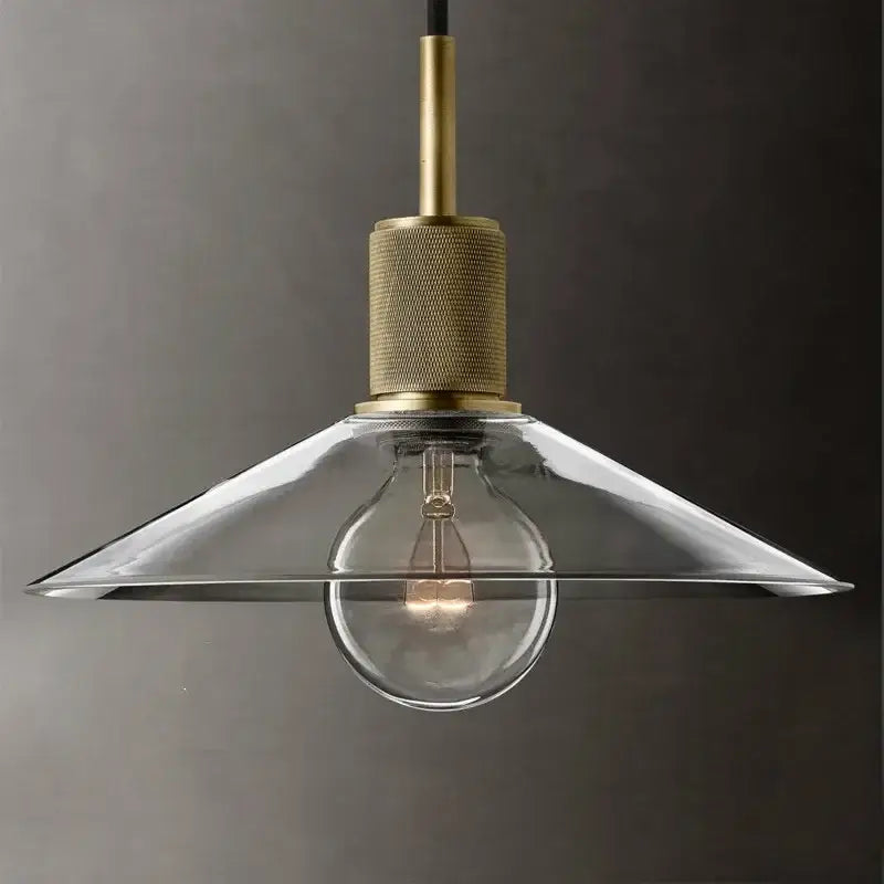 Gold Glass LED Pendant