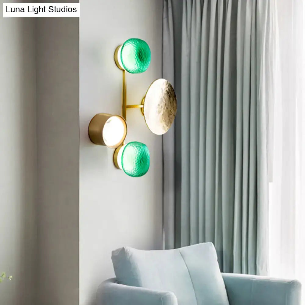 Gold Orbit Wall Sconce Four Size Options