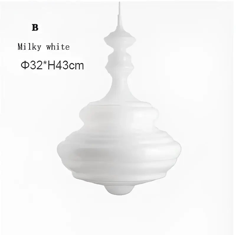 Gold White Glass Chandelier