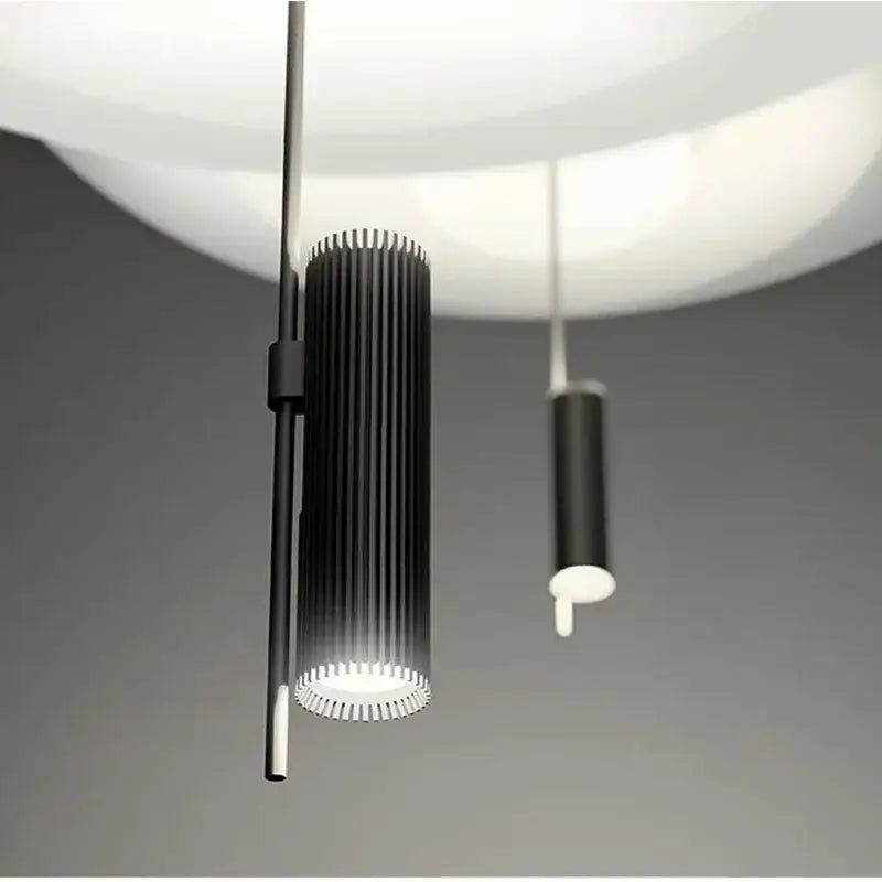 White Saucer Pendant Light
