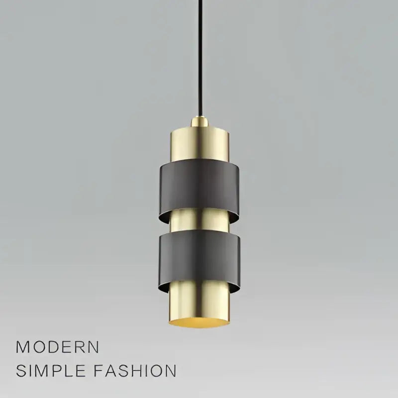 Gold Arched Glass Pendant