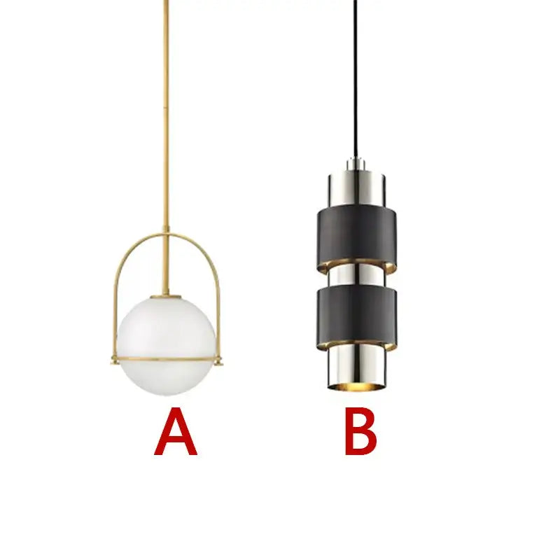 Gold Arched Glass Pendant