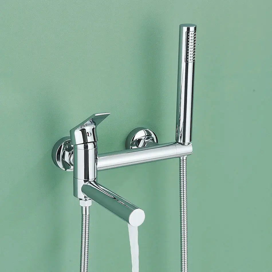 Brushed Gold Shower Set