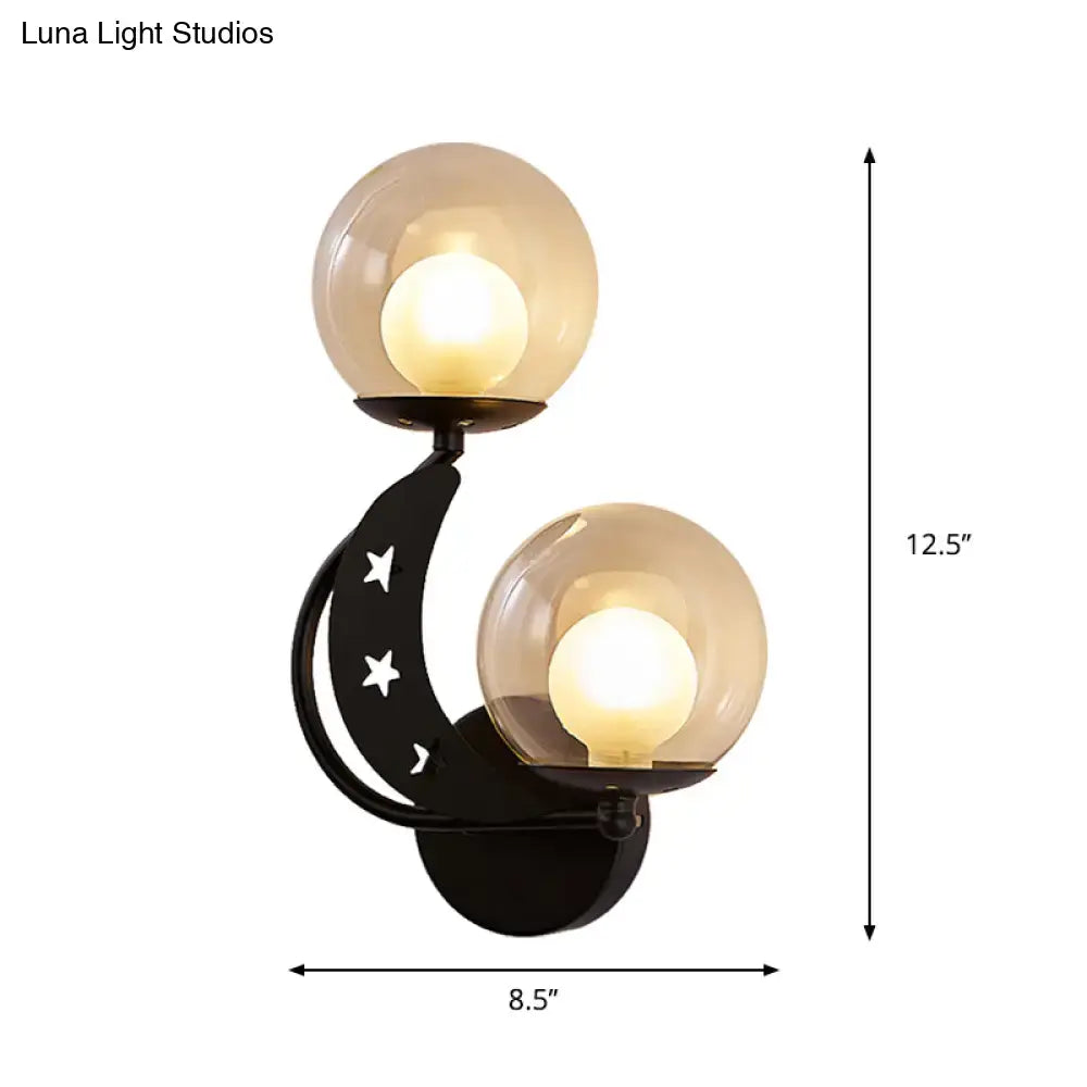 Gold Ball Wall Sconce