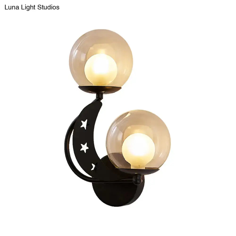 Gold Ball Wall Sconce