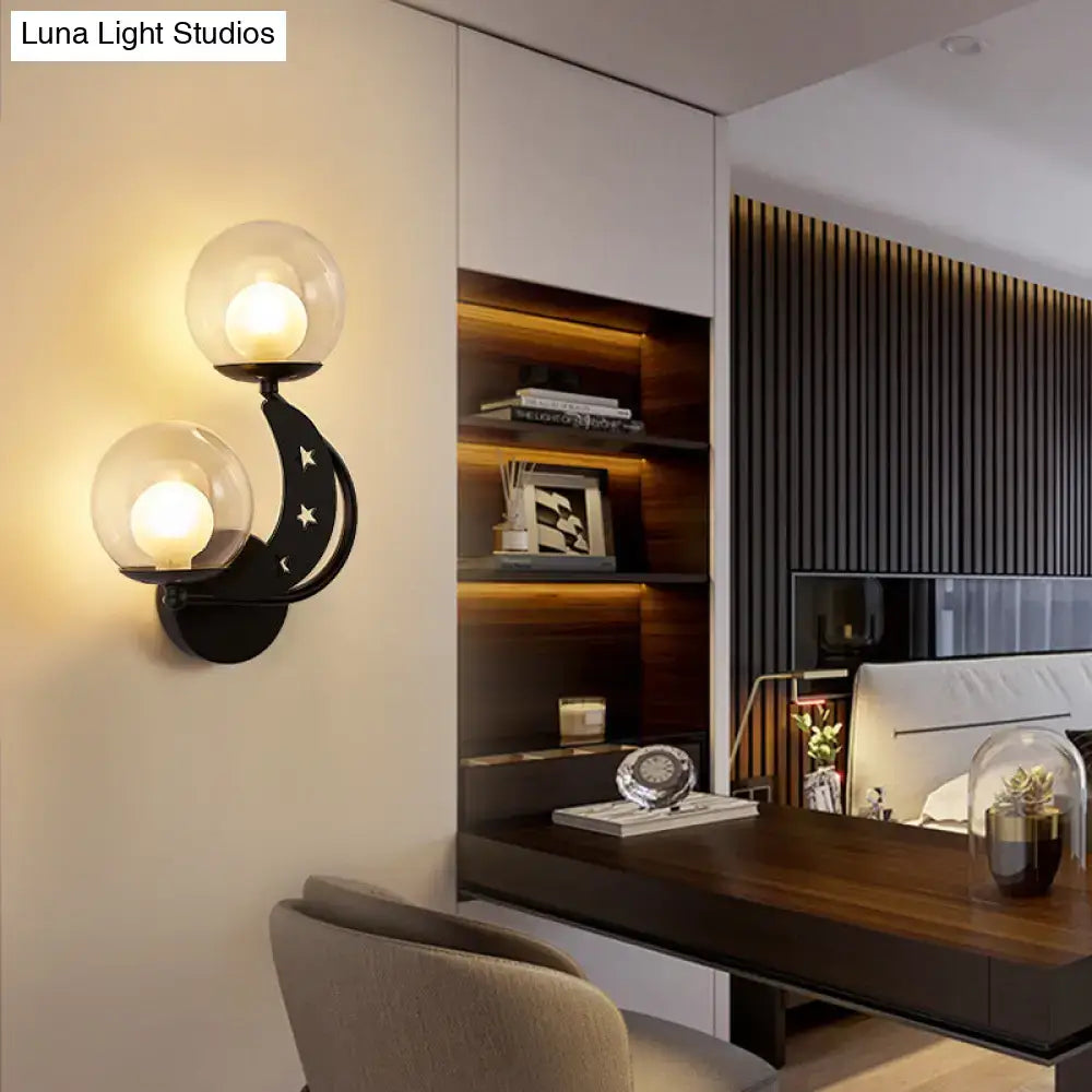 Gold Ball Wall Sconce