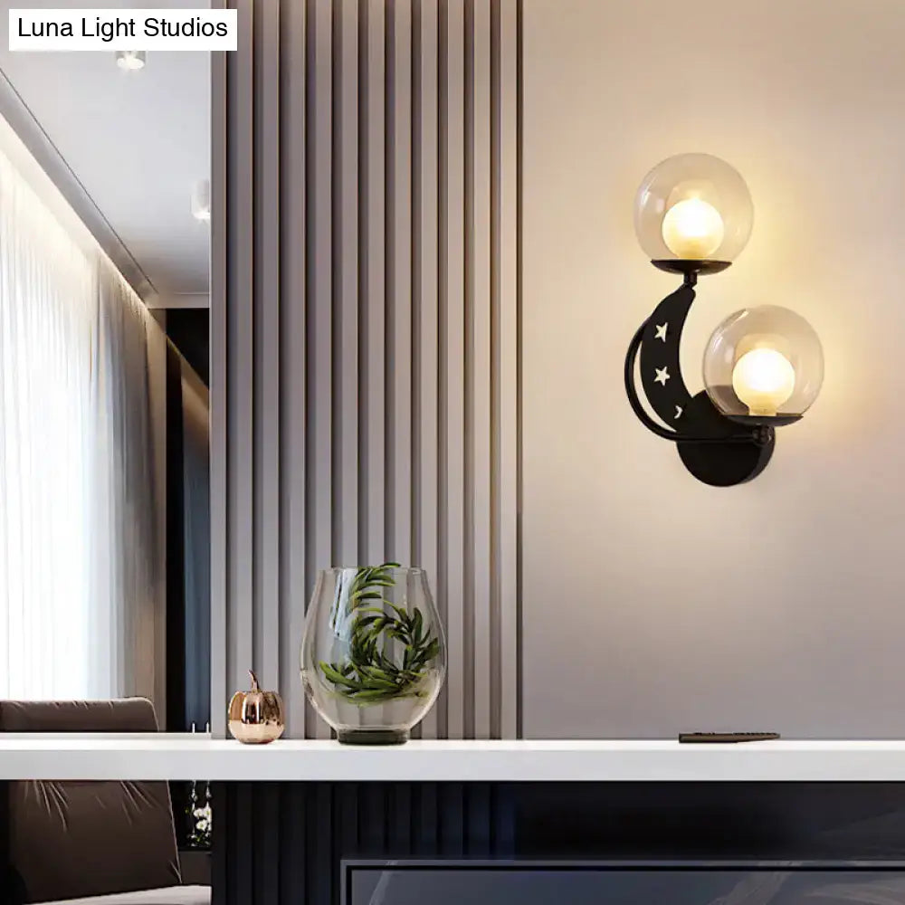 Gold Ball Wall Sconce