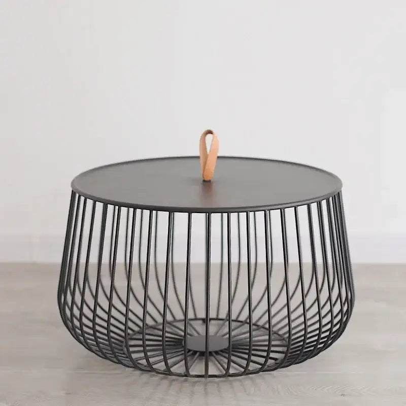Gold Black Wireframe Table