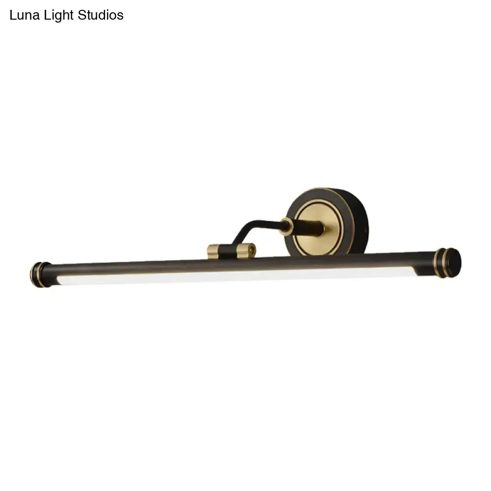 Gold Black Vanity Wall Sconce