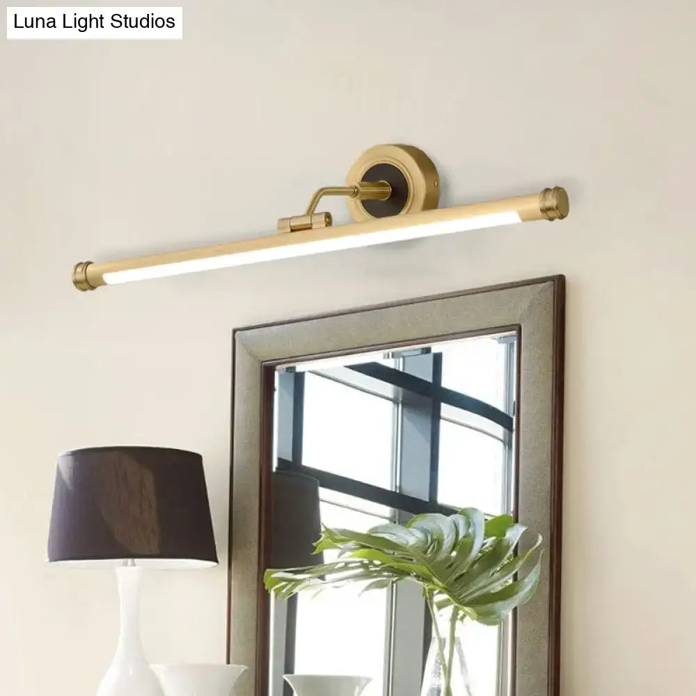 Gold Black Vanity Wall Sconce
