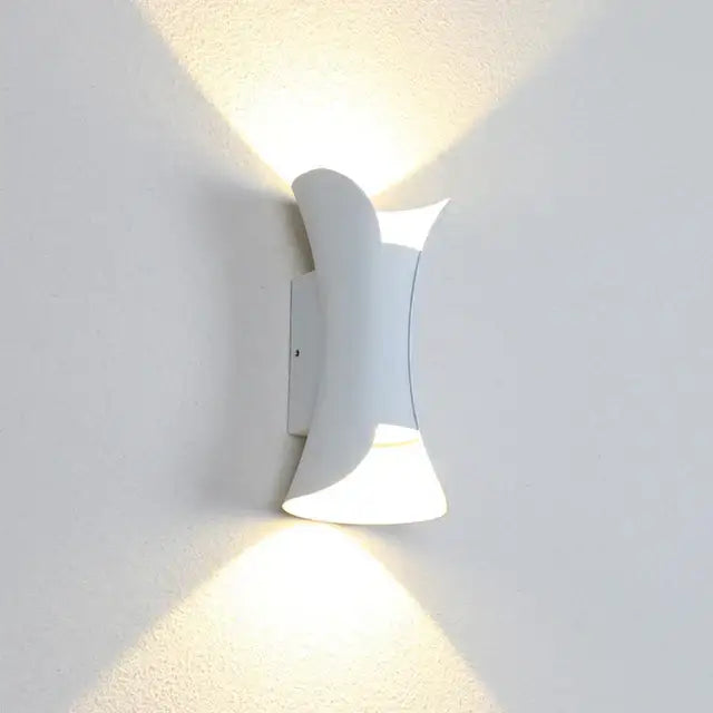 Gold Black LED Sconce