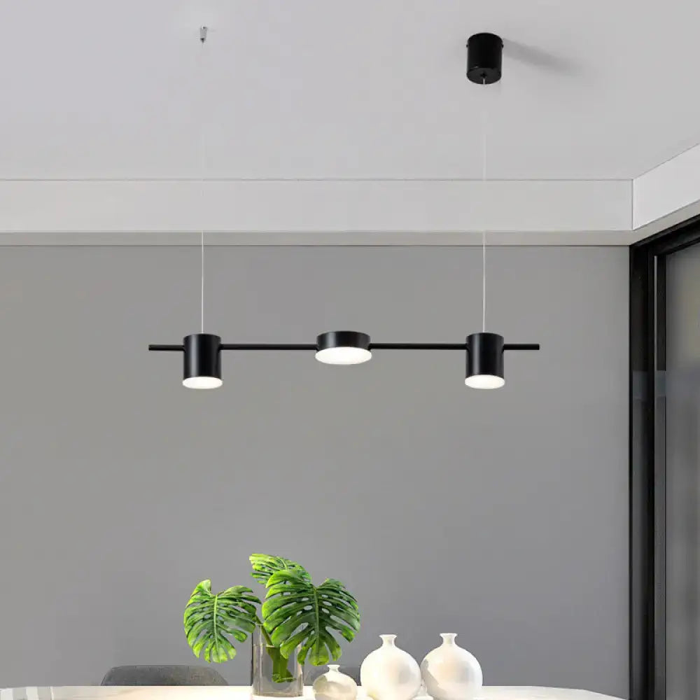 Gold Linear Dining Chandelier