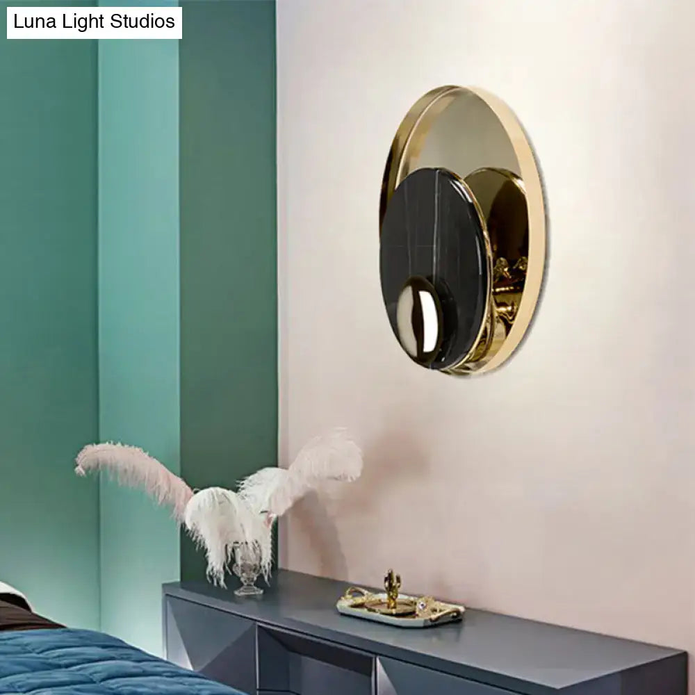 Marble Peacock Wall Sconce