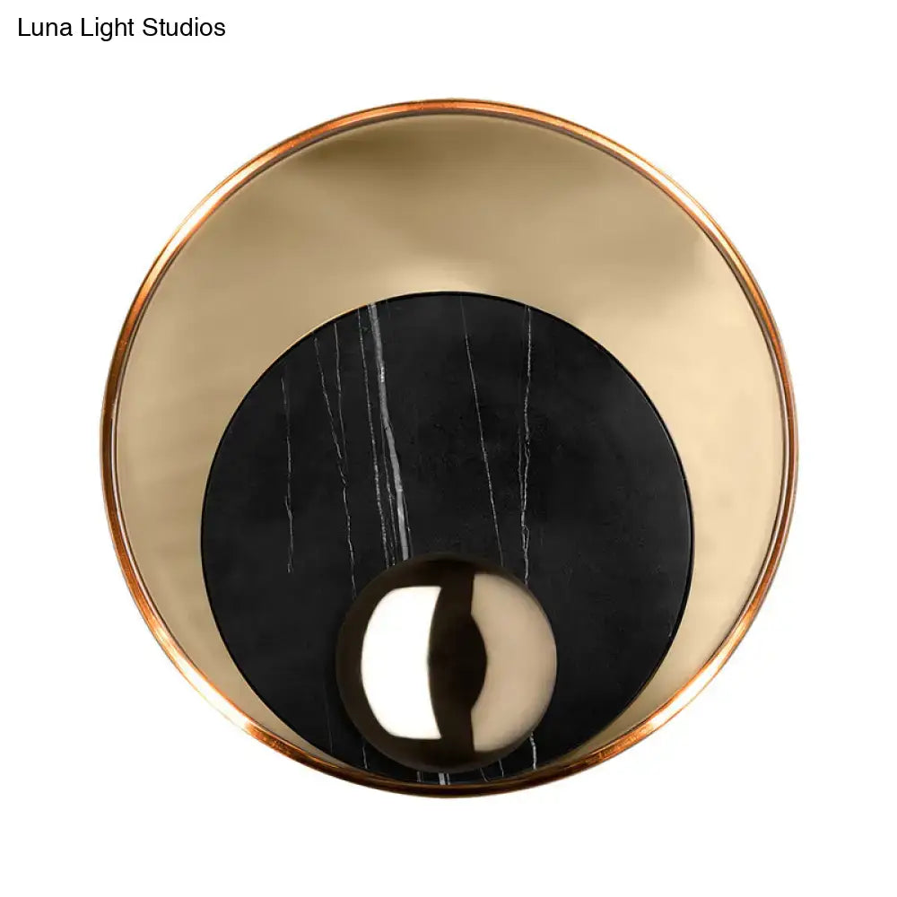 Marble Peacock Wall Sconce